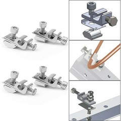 Solar Panel Mounting Bracket Clamps Ground Lugs Fasteners Photovoltaic Support