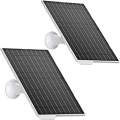 9W Solar Panel 2-Pack – Waterproof Charger for Outdoor Devices, 10FT Cable