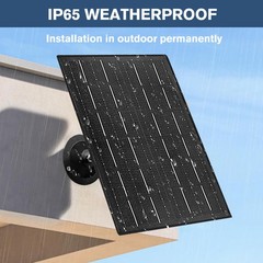 Solar Panel for Security Camera Bell 10W USB Solar Panel Charger Waterproof