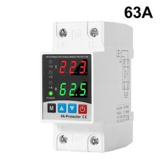 40A 63A Digital Circuit Breaker With SelfResetting And Real Time Monitoring