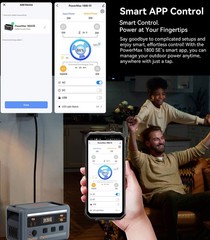 Blackview OSCAL Portable Power Station 1800W 1024Wh Home Backup LiFePO4 Battery