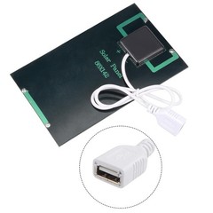 2W 5V Solar Panel Module DIY Polysilicon with 455mm Wire for Phone Toys Charger