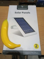 Wasserstein Solar Panels 2 Pack for Arlo Ultra Ultra 2 Pro 3 Pro 4 New Open Box