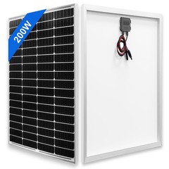 NEW 400 Watt 12 Volt Monocrystalline Solar Panel Kit For Camping Home RV Battery