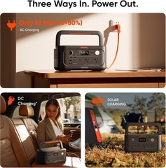 Explorer 500 v2 Portable Power Station 512Wh LiFePO4 Battery 500W AC/1000W Peak