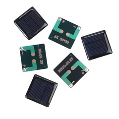 10pcs Epoxy Resin Solar Panel Cell 1.5V 60mA 30x30mm for Reliable Output
