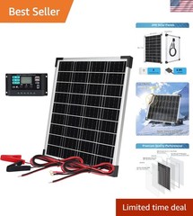 Efficient 20W Solar Panel and Charge Controller for Eco-Friendly Power Solutions