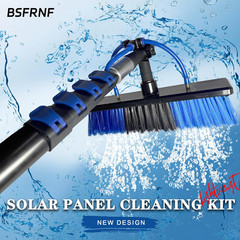 20FT Solar Panel Cleaning Kit with Telescopic Pole & Soap Dispenser, Water Fed S