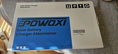 POWOXI 7.5w Solar Battery Trickle Charger Maintainer 12v Solar Panel Kit -NEW
