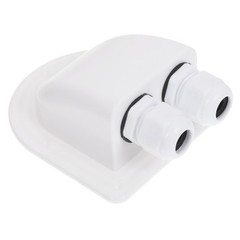 Dual Cable Entry Box Abs Wire Gland Pass Through