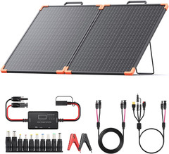 100W Portable Solar Panel Kit with 20A Controller for RV & Camping