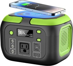 200W Portable Power Station, 42000mAh Solar Generator With 110V AC Outlet, DC…