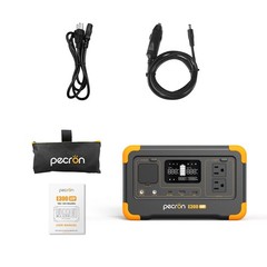 PECRON Portable Power Station E300LFP, 288Wh Solar Generator, 2 Up to 600W AC…