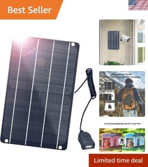 Versatile 6W Mini Solar Panel with USB – Ideal for Outdoor Gear & DIY Projects