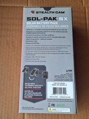 Stealth Cam SOL-PAK 5X 12V USB-C Solar Panel Charger Pack for Trail Camera