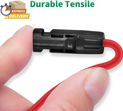 Solar Connectors Y Branch Parallel Adapter 10AWG Cable (Red & Black) 💪