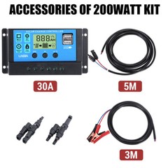 Full Complete Kit 5000W Inverter & Solar Panel Kit 400W 12V Off Grid RV Camping