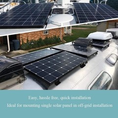 Solar Panel Mounting Brackets Z Bracket with Nuts and Bolts | Suitable for 50…