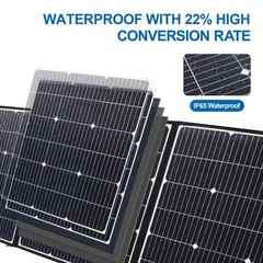 Easun 260W 18V Portable Foldable Solar Panel High Efficiency for Home RV Camping