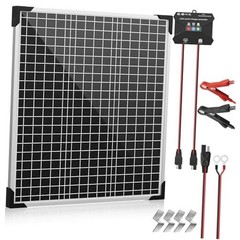 50W 24V Solar Panel Kit, Solar Battery Maintainer with MPPT Charge 50W-24V