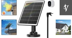 Solar Panel Kit for Arlo Pro & Pro 2 with Adjustable Mount, 11.8Ft Cable