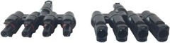 KRXNY Solar Panel PV 1 To 4 T Branch Connectors Cable Coupler Combiner…