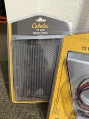 Cabela’s 12V Amorphous Thin-Film Solar Panel Battery Charger Off-Grid – TWO PAC!