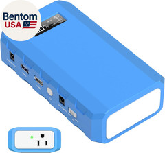 Portable Power Station with AC Outlet, 65W/110V External Battery Pack 24000Mah/
