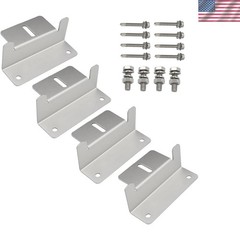 Sustainable Energy Solution: Silver Z Bracket Mounts for Easy Solar Panel Setup