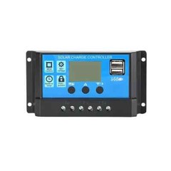80A Solar Panel Battery Charge Controller 12V 24V, Dual USB Port, LCD Display