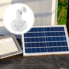 White ABS Solar Panel Mounting Rack with Adjustable Angles for Outdoor Security