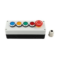 Assured 22mm Push Button Switch Control Box IP65 Rated for Water Resistance