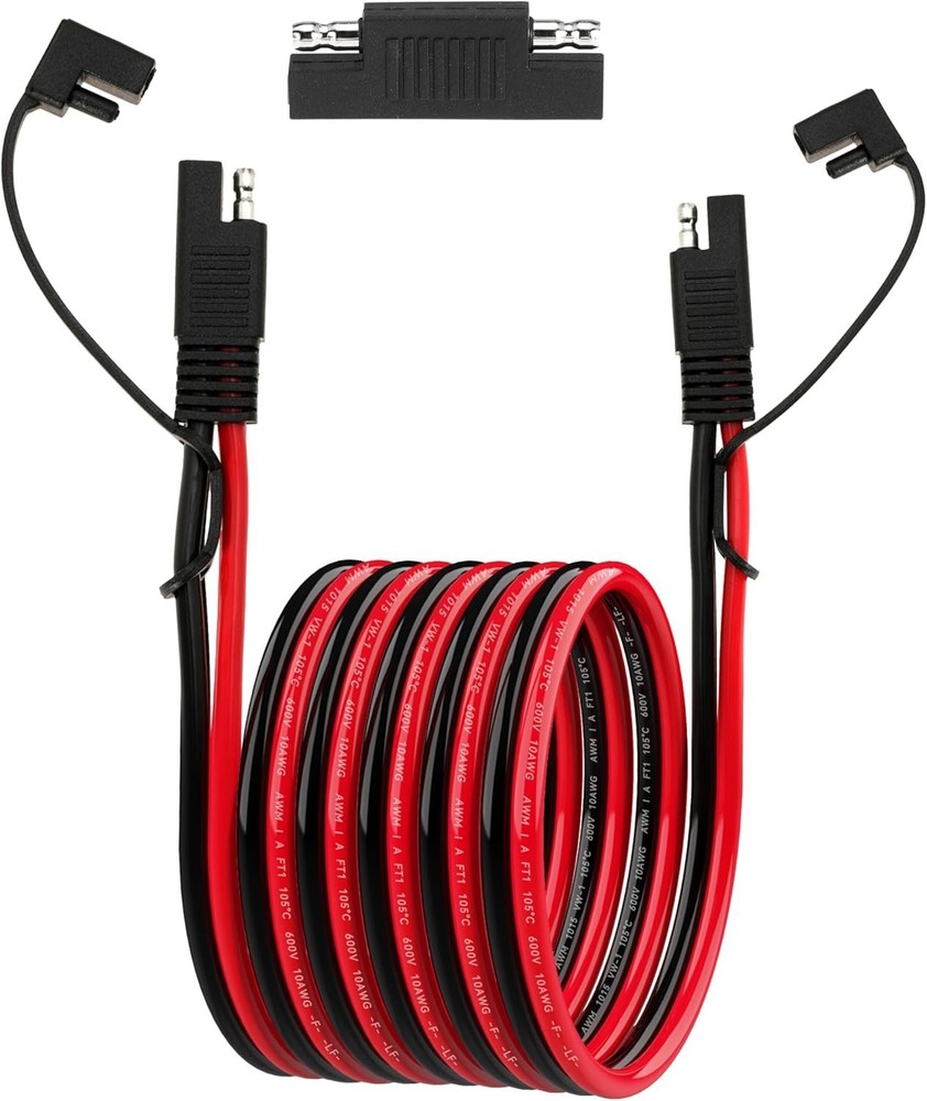 12FT 10AWG SAE Extension Cable,10 AWG Quick Disconnect Wire Harness