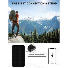 SOECOPO 30000W Complete Solar Power Kit | 800W Panel + Controller + Inverter