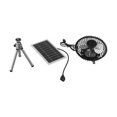 Solar Panel Powered Fan 10W Portable USB Fan Compact and Adjustable Stand