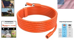 30FT 9M 8mm Solar Extension Cable 12AWG – Male to Female
