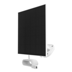 Myq Solar Panel for Myq Outdoor Battery Camera, 6.5 Foot (2M) USB-C Cable, Water