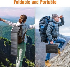 Portable Solar Panel Charger 40W Foldable Solar Panel for Portable Power Station