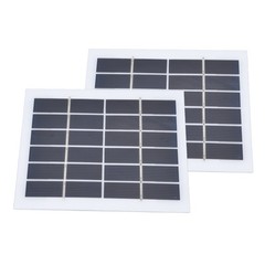 2 Pcs Monocrystalline Solar Plate Lightweight For Indoor And Outdoor Use