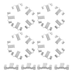 50pcs Stainless Steel Solar Panel Water Drainage Clips, Photovoltaic Module