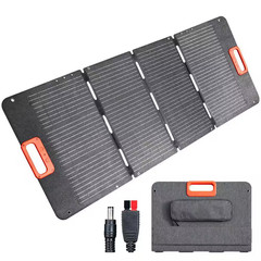 21.26 In. 200W Portable Solar Panel for Power Station IP67 Water Foldable Solar