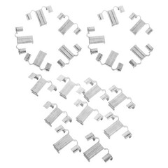 50pcs Solar Panel Water Drain Clips, Stainless Steel Clip for Photovoltaic