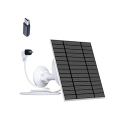 Solar Panel Charger with 13.1ft Cable Bracket for XT XT2 Security Camera
