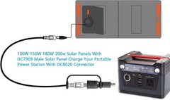 Durable DC7909 Female to DC8020 Male Solar Adapter – Perfect for Outdoor Use