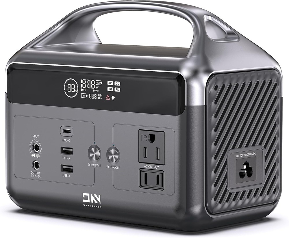 192Wh LiFePO4 Power Station DaranEner Solar Generator