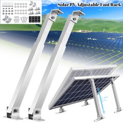 1-5Pair Solar Panel Mounting Brackets Panel Tilt Bracket Mount Adjustable Angle