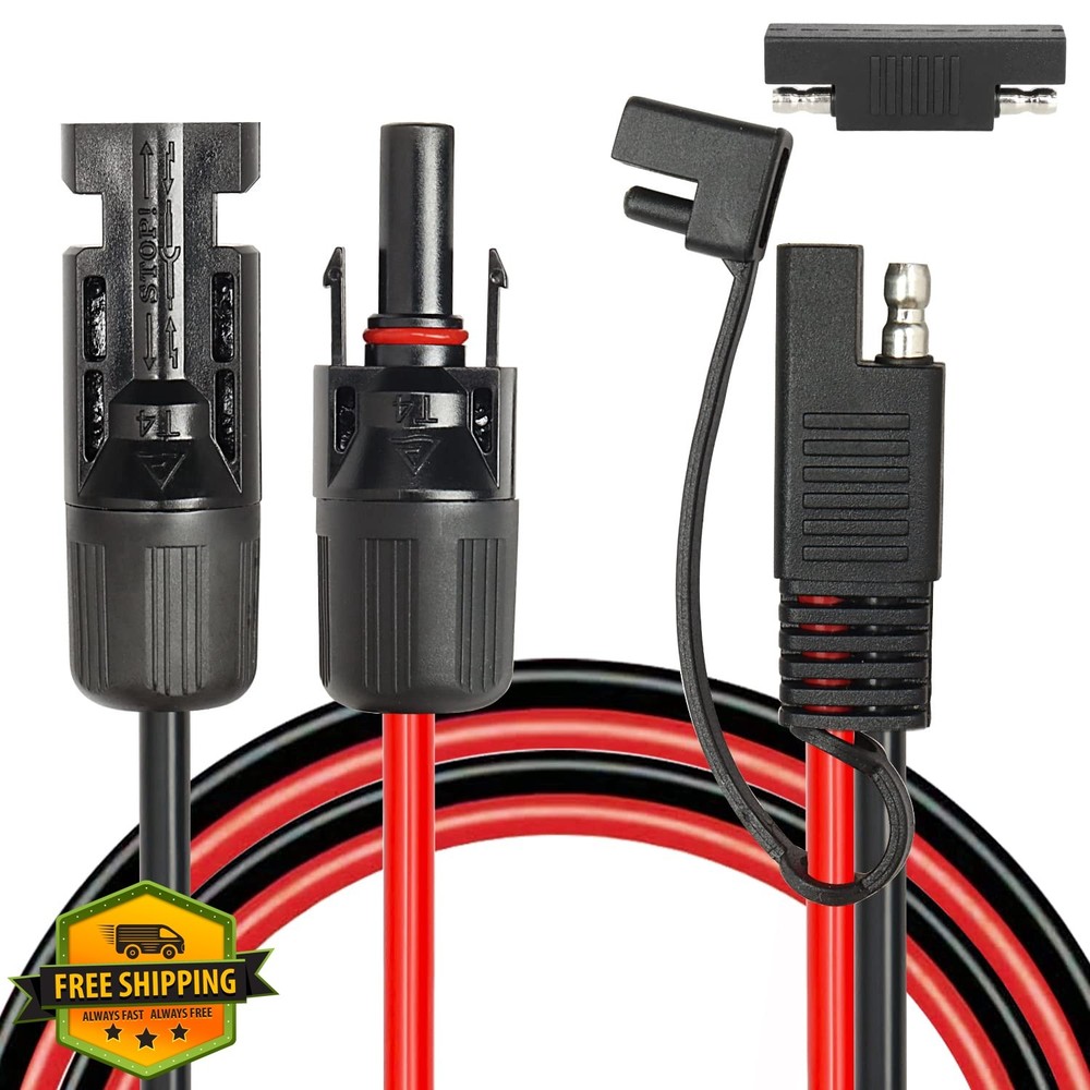 MOOKEERF Solar Panel SAE Cable 8FT