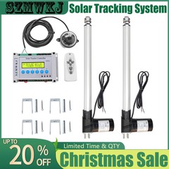 Solar Panel Tracker Dual Axis W/ LCD Controller W/ 2X18″ 6000N Linear Actuators