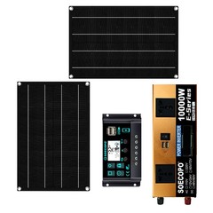 10000W Solar System Kit | 12V24V DC Input to 110V/220V AC Output