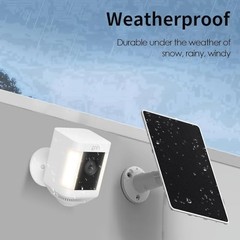 Ring Camera Solar Panel Charger, Compatible with Ri ng Stick Up Cam, Ri 2Pack